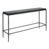 Crescendo Black Concrete Console Table, Furniture by Uttermost, 60" width x 32" height x 14" depth thumbnail 5