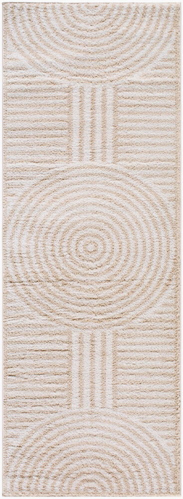 Fossay Shag Machine Woven Rug, by Surya, 7'2.61" length x 2'7.5" width