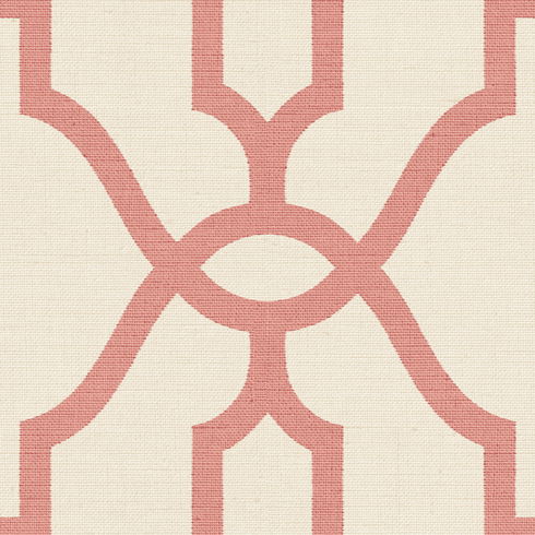 Woven Trellis Pompian Red Wallpaper