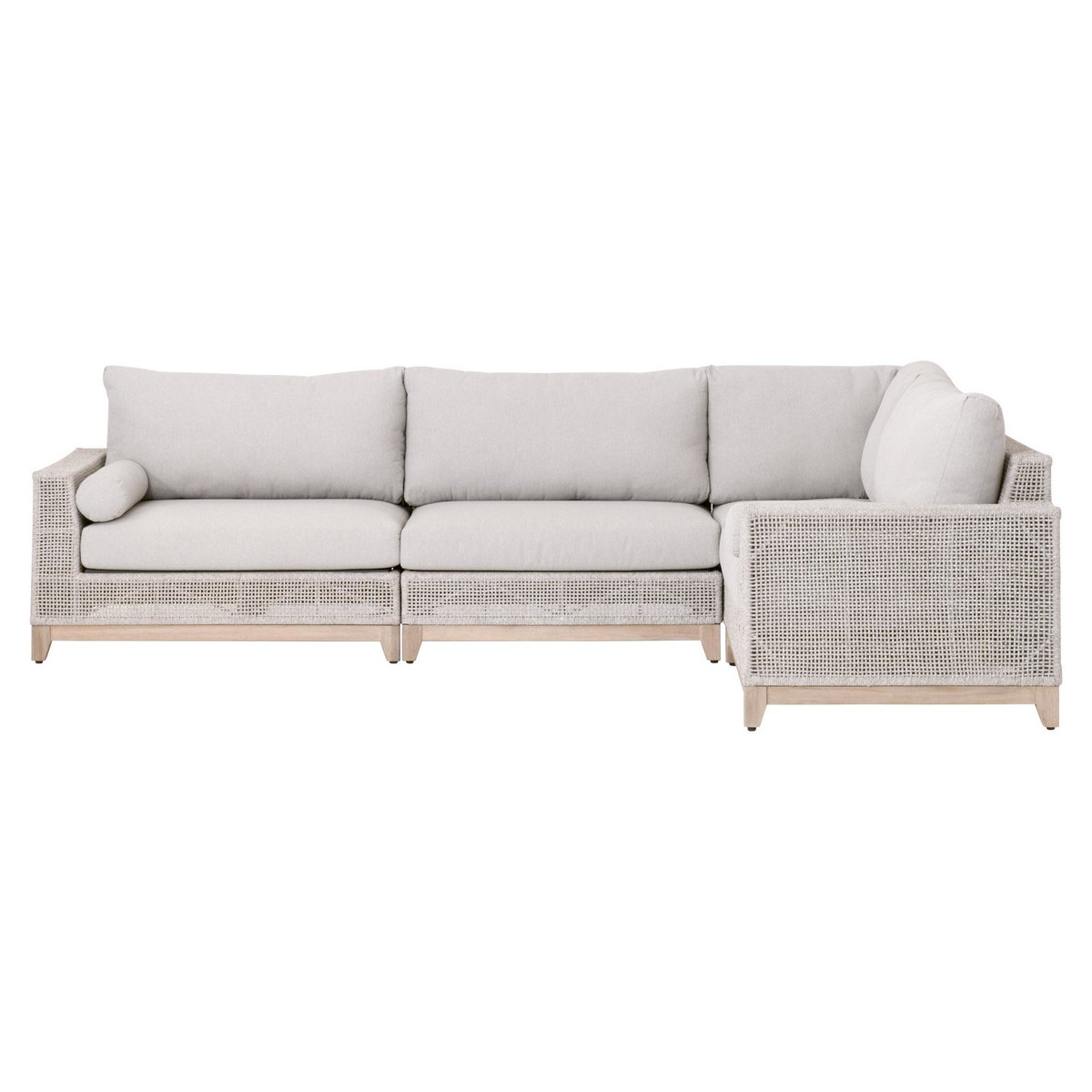 Tropez Outdoor Modular Right Facing 1-Arm Sofa, Seating by Essentials for Living, 45" width x 33" height x 34" depth View 8