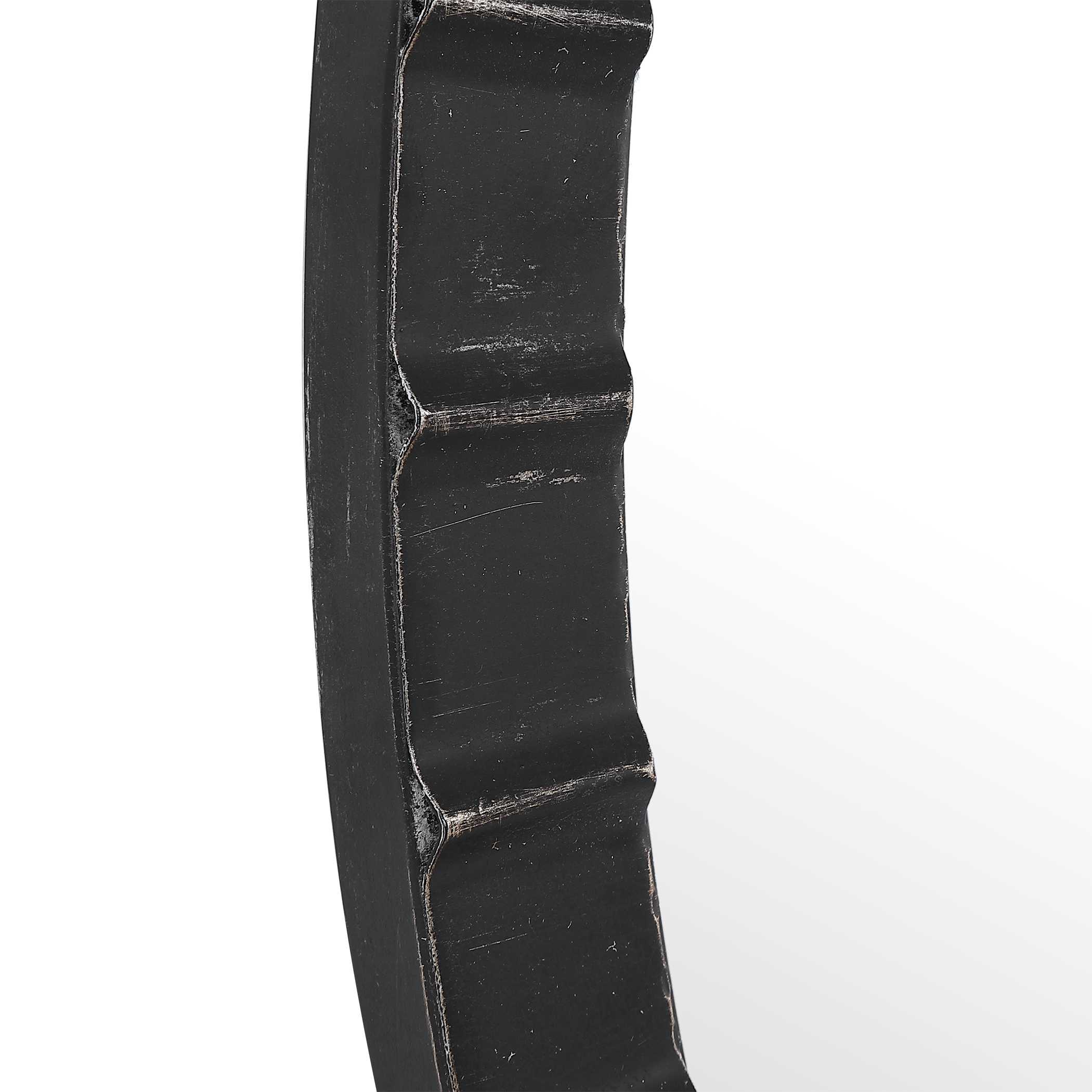 Dandridge Round Industrial Mirror, by Uttermost, 34" width x 34" height x 1" depth View 7