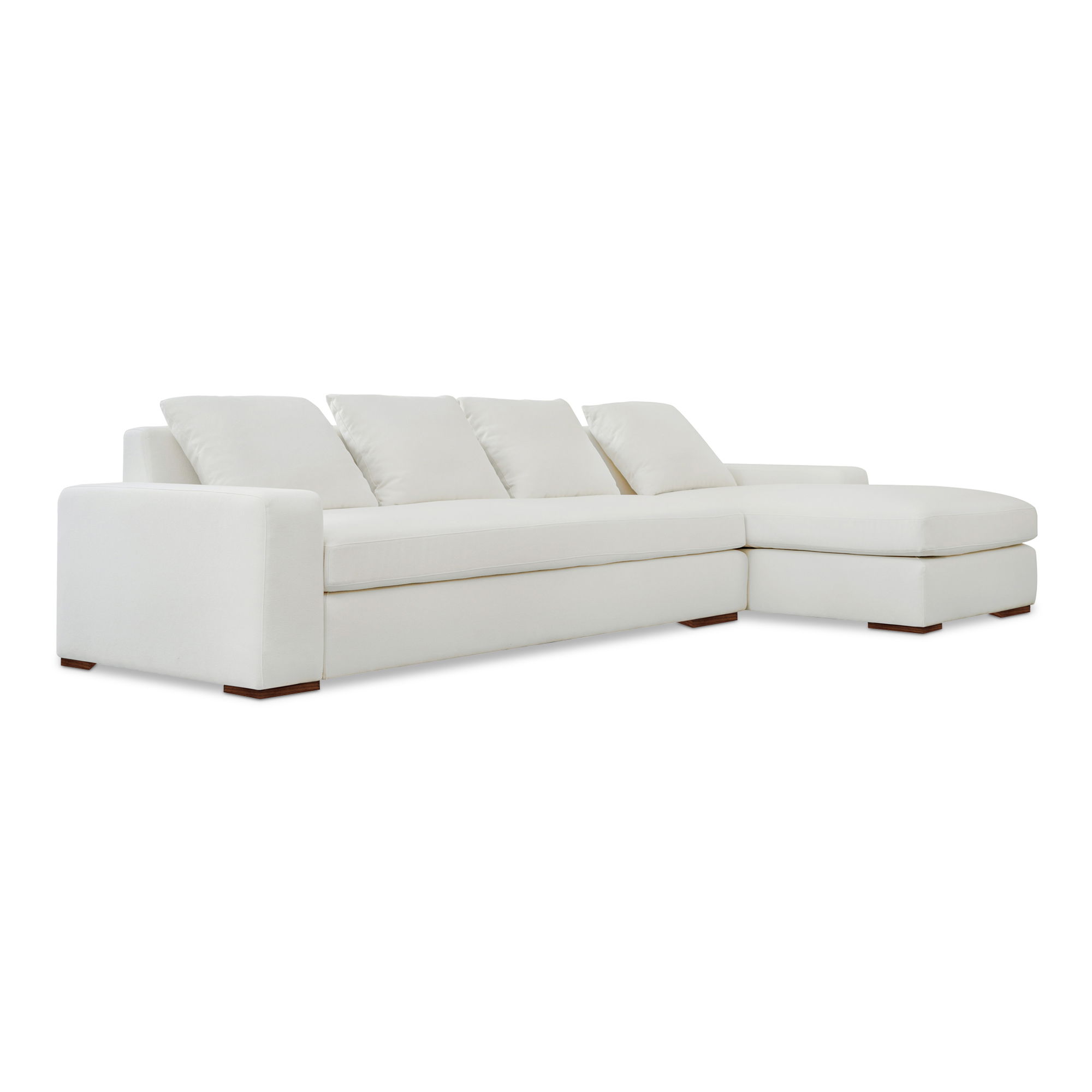 Thomas Right Sectional Ivory large image 