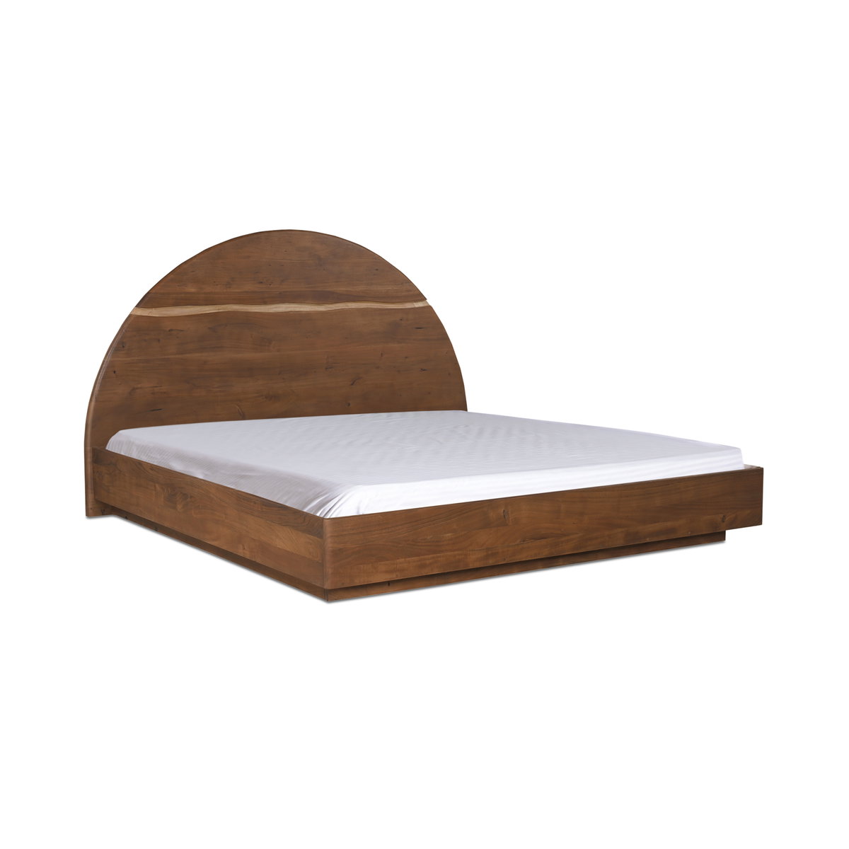 Watson Queen Bed Brown, by Moe's Home, 65" width x 50" height x 84" depth View 11
