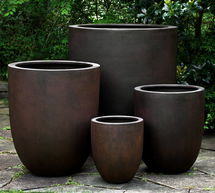 Online Designer Combined Living/Dining Neo Planter, Small, Rust