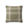 Jean Stoffer x Loloi Green Pillow, Decorative Pillow, 18" length x 18" width thumbnail 1