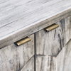 Catori Smoked Ivory Console Cabinet, Cabinets & Chest by Uttermost, 34" width x 34" height x 12" depth thumbnail 8