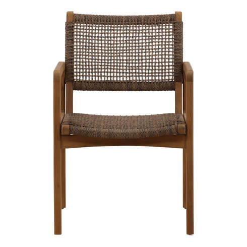 Camilla Outdoor Dining Chair Set of 2 Light Brown