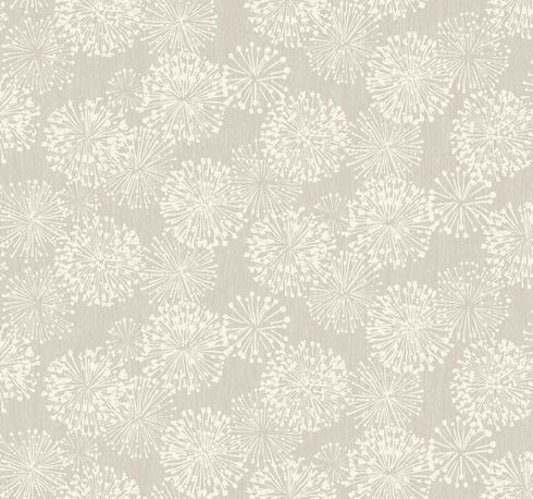 Grandeur Silver Wallpaper