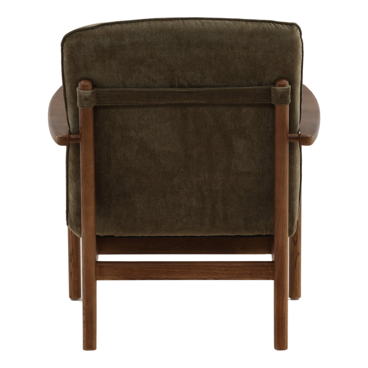 Talesa Occasional Chair Olive, Accent Chair by Dovetail, 28.25" width x 32.25" height x 33.25" depth View 4