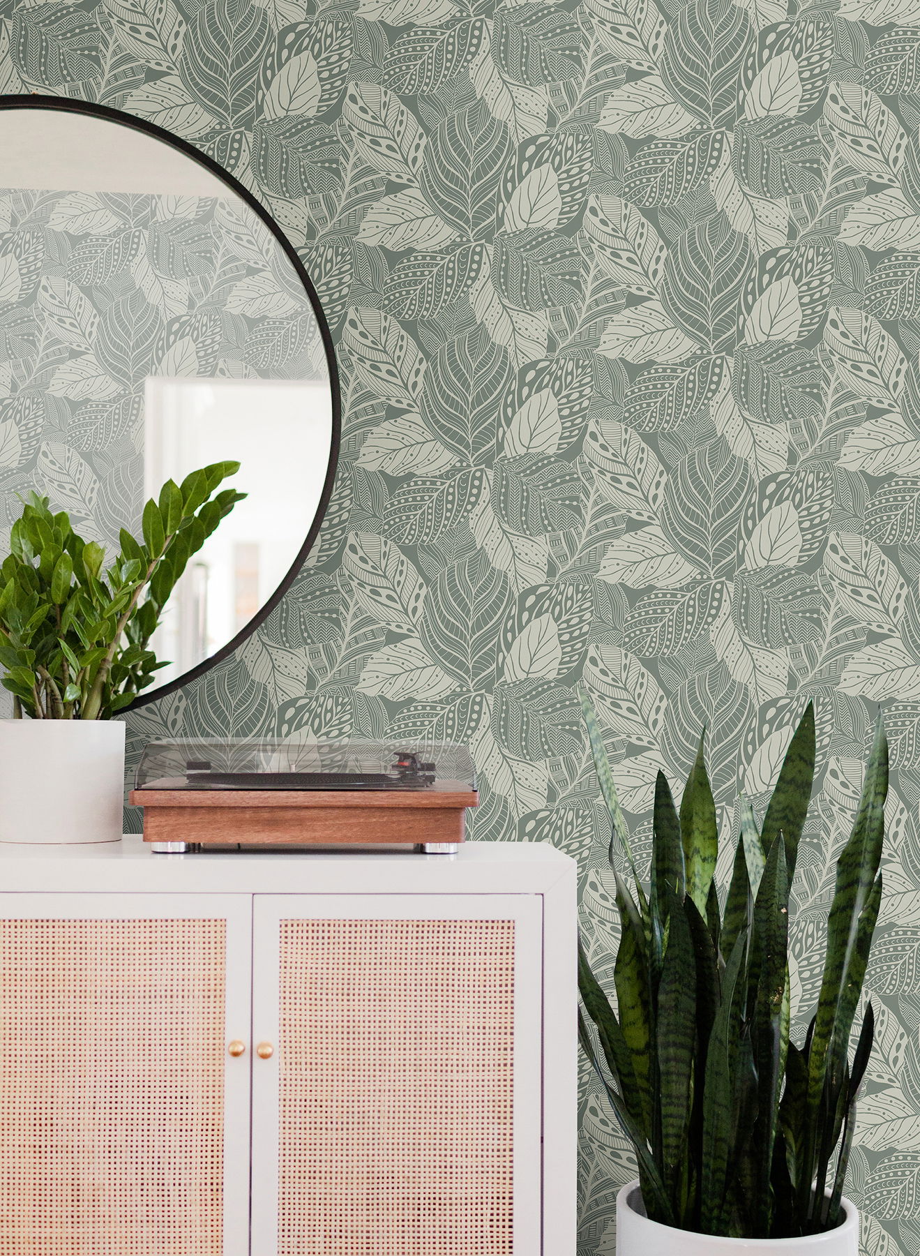 Eucalyptus Green Wallpaper large image 