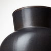 Laforge II Black Ceramic Vase, by Mercana, 7.48" length x 7.48" width x 11.42" height thumbnail 9