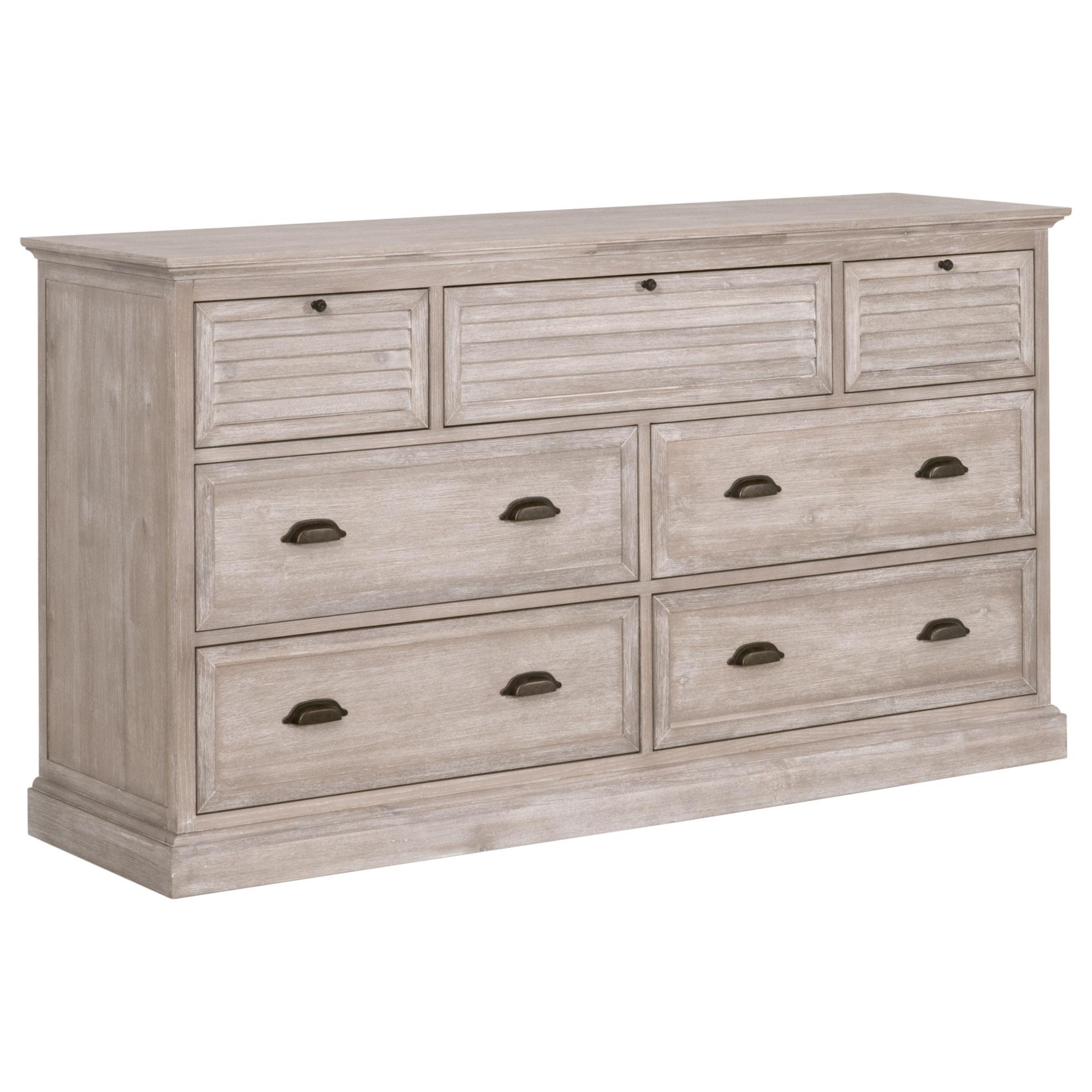 Eden 7-Drawer Media Dresser, by Essentials for Living, 67.75" width x 37.5" height x 20" depth View 4