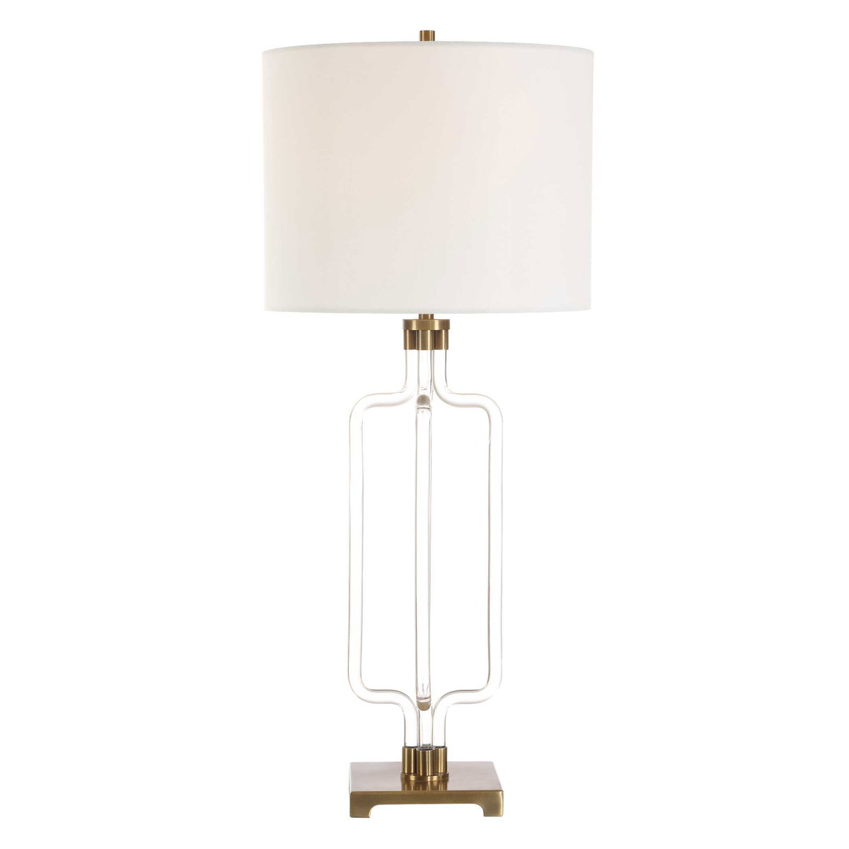 Outline Cordless LED Table Lamp, by Uttermost, 16" width x 30.75" height x 16" depth View 6