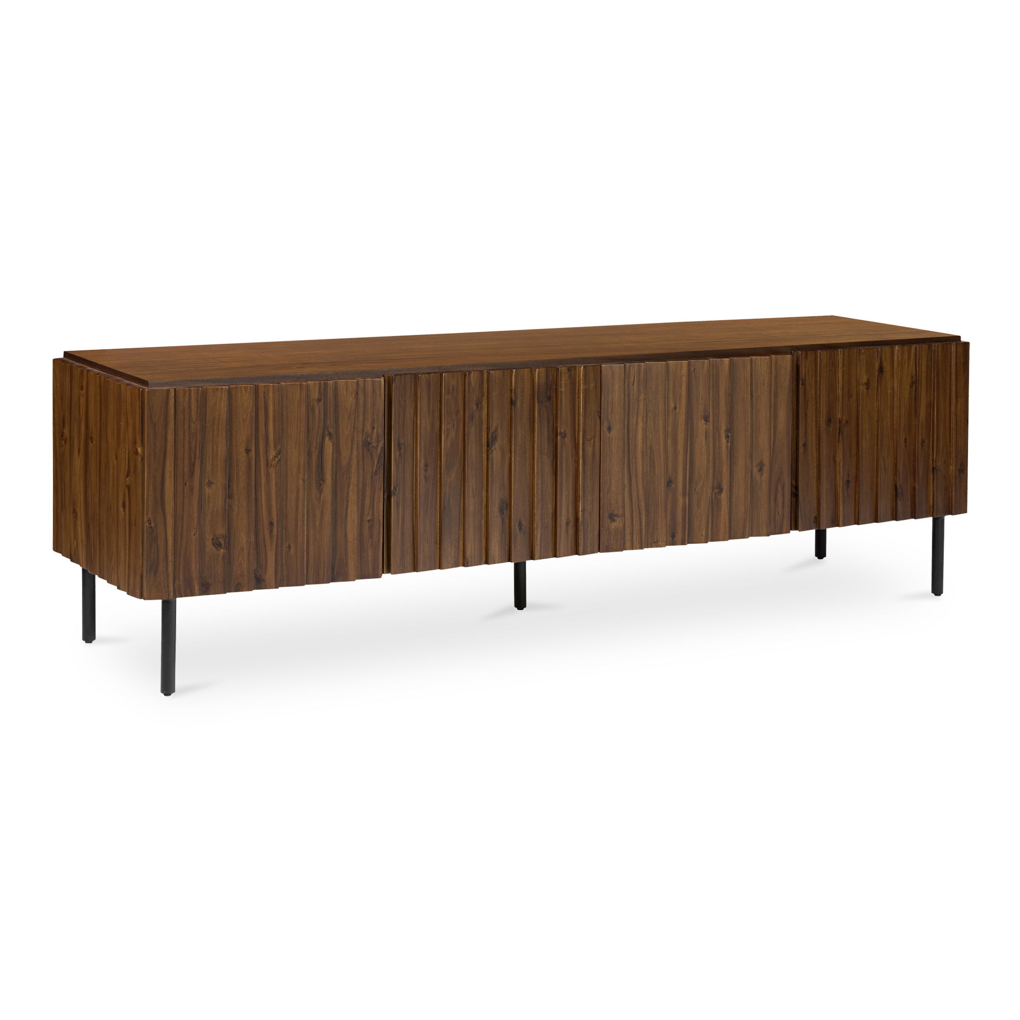 Lincoln Media Cabinet Brown large image 
