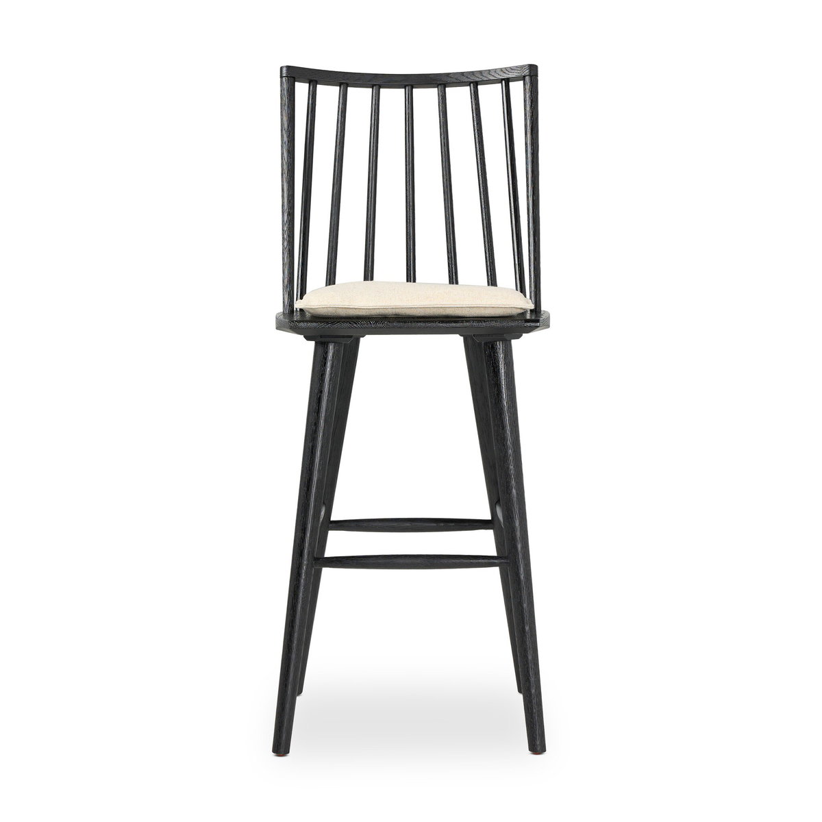 Lewis Windsor Bar + Counter Stool, Counter & Bar Stool by Four Hands, 18.5" width x 44.5" height x 21.25" depth View 1