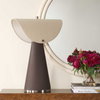 Conover Brown Modern Table Lamp, by Uttermost, 19" width x 27.25" height x 19" depth thumbnail 5