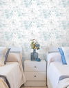 Floral Dreams Mineral Green Peel & Stick Wallpaper thumbnail 3