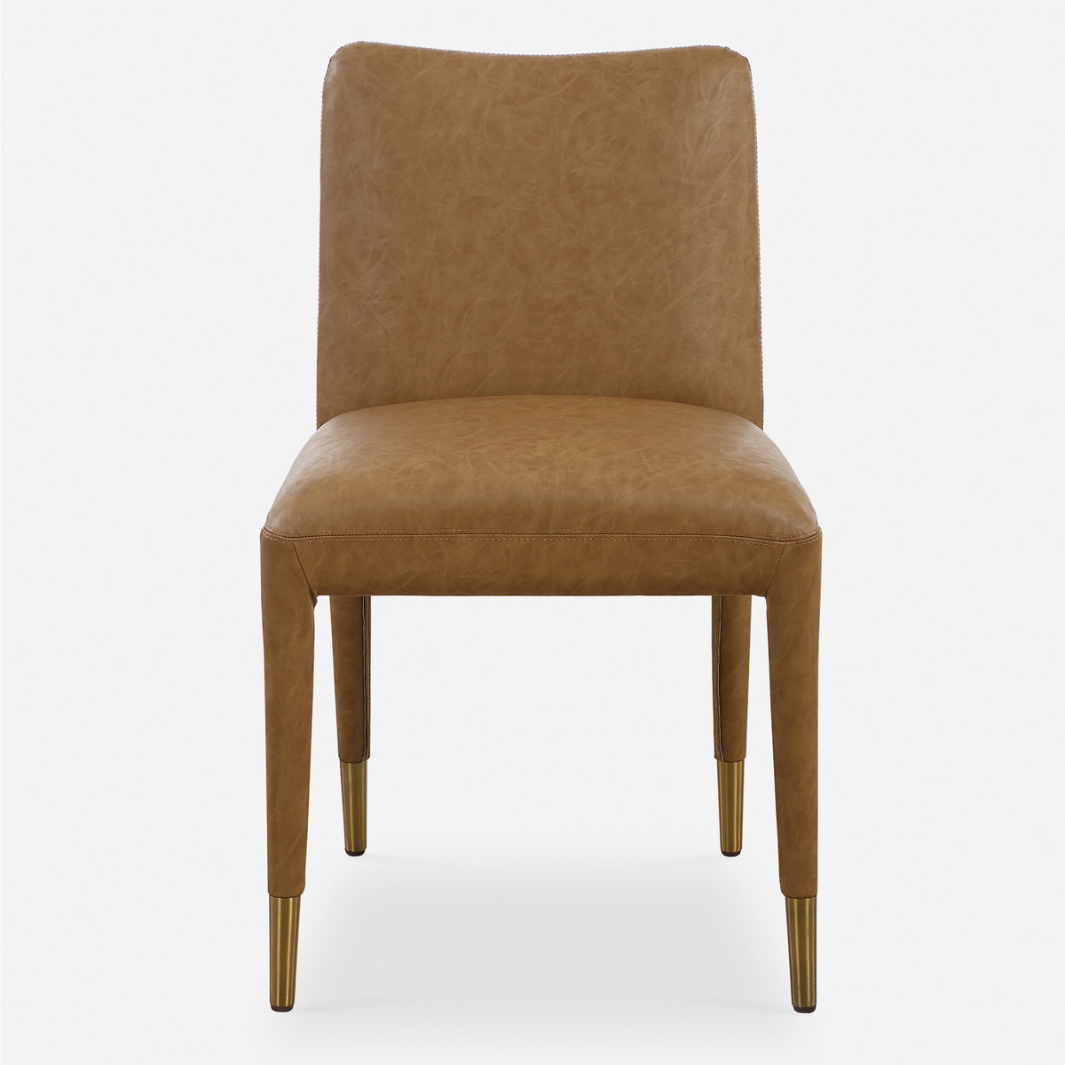 Conifer Dining Chair Camel Set/2, by Uttermost, 20" width x 33.25" height x 23.75" depth View 1
