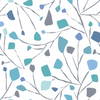 Terrazzo Branch Blue Peel & Stick Wallpaper, by York Wall, 18'10.8" length x 1'6" width x 0.02" depth thumbnail