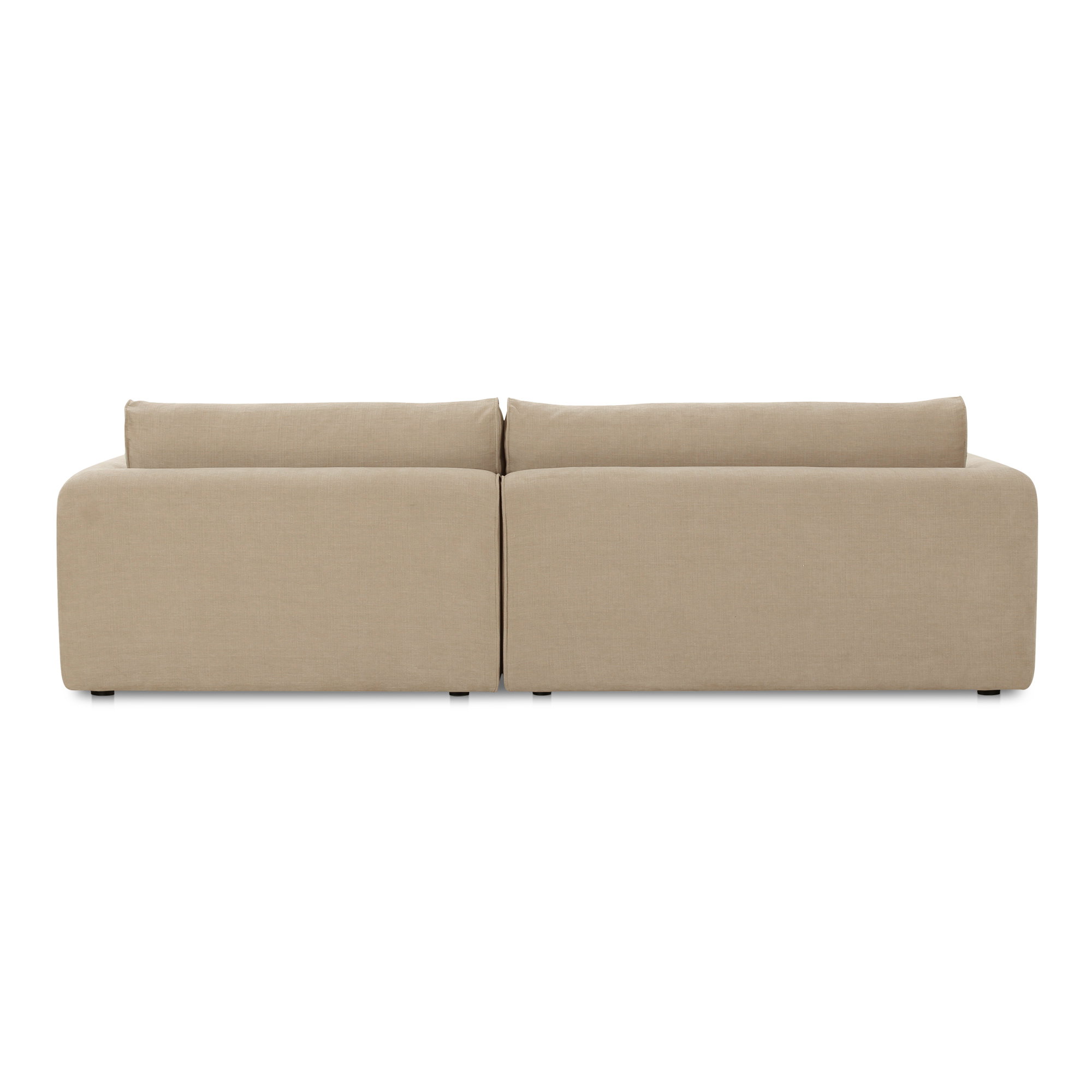 Madrid Right Sectional Cool Beige, Sectional Sofa by Moe's Home, 112" width x 33.5" height x 65" depth View 5