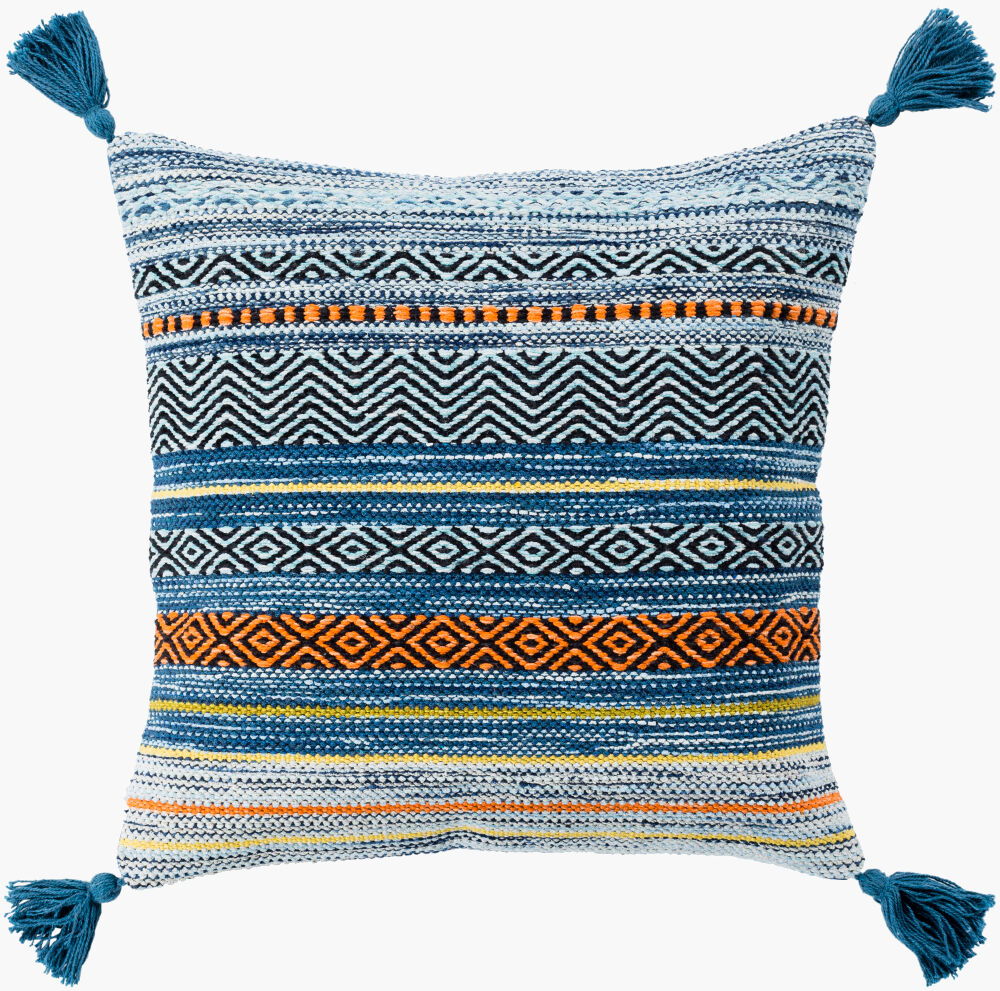 Trenza Accent Pillow, Decorative Pillow by Surya, 18" length x 18" width