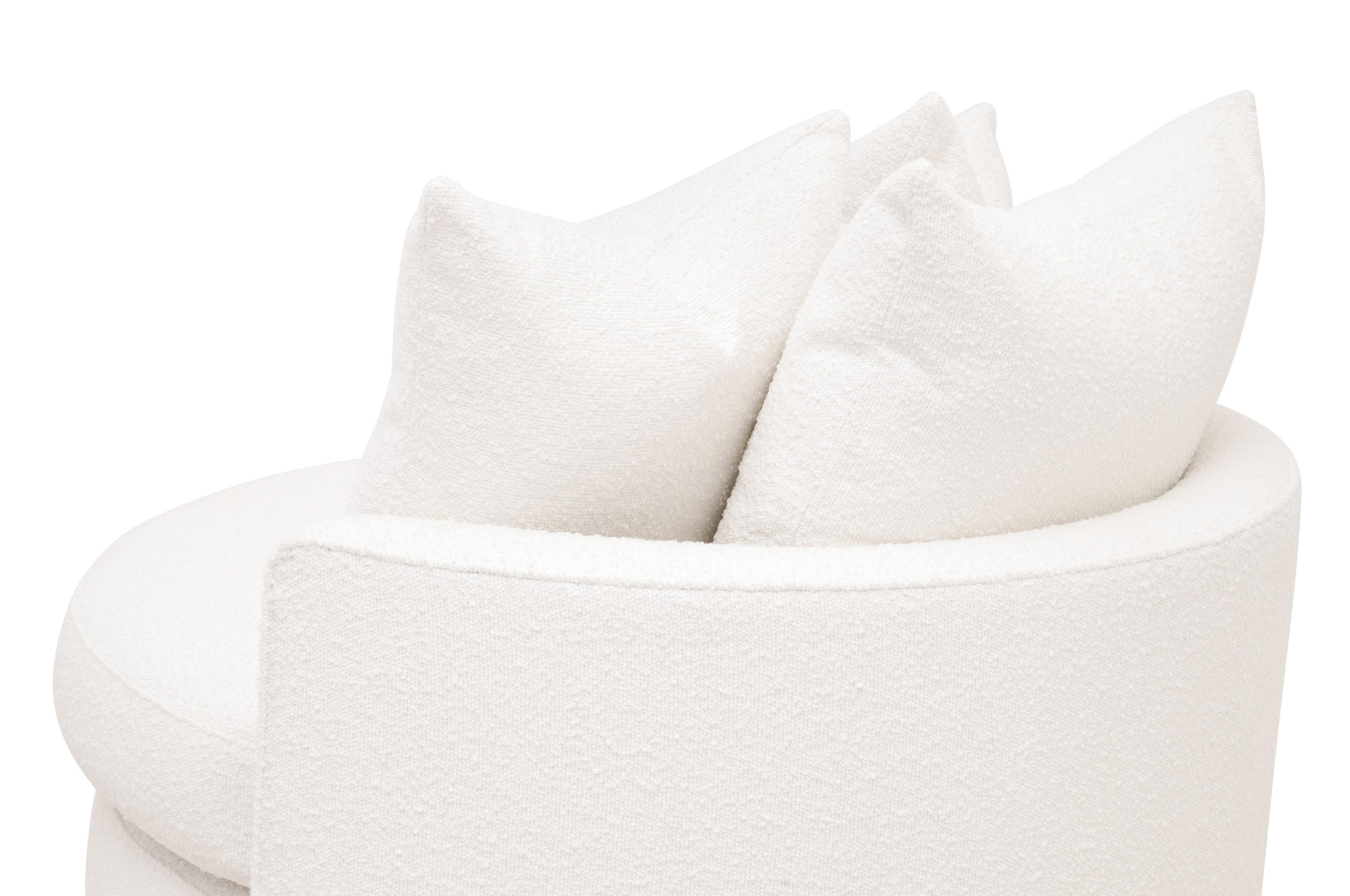 Lourne Petite Swivel Sofa Chair, Seating by Essentials for Living, 43.5" width x 33" height x 41" depth View 15