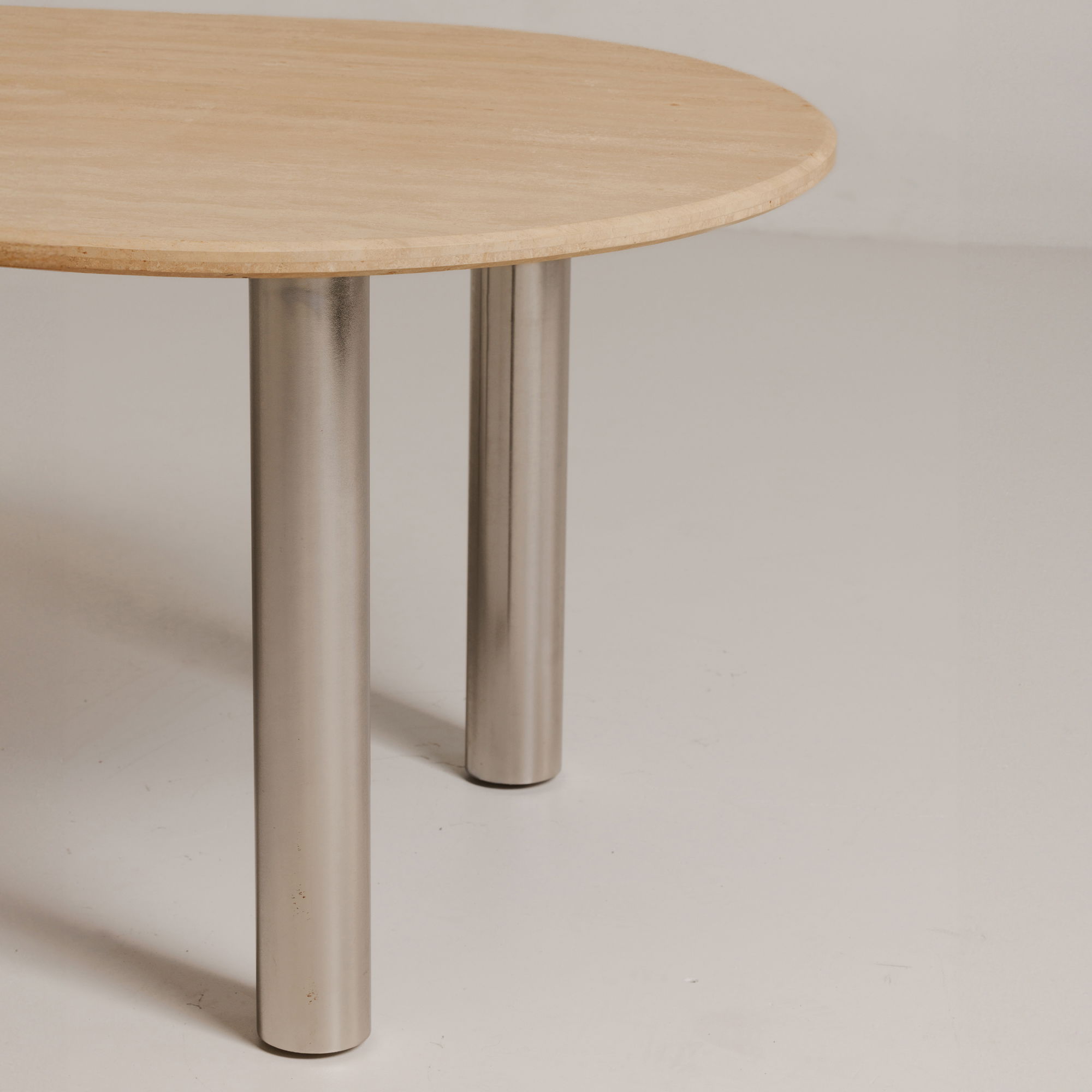Fia Dining Table Travertine large image 