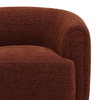 Iroh Occasional Chair Rust, Accent Chair by Dovetail, 40.25" width x 28.62" height x 34.75" depth thumbnail 5