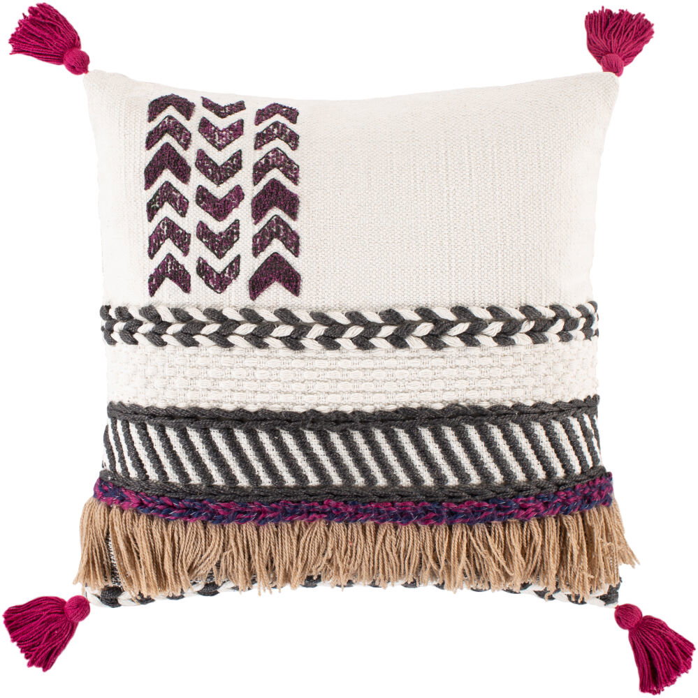 Zuri Accent Pillow, Decorative Pillow by Surya, 20" length x 20" width