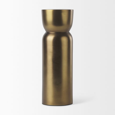 Malta Aluminum Candle Holder Large
