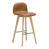 Napoli Leather Bar Stool thumbnail 1