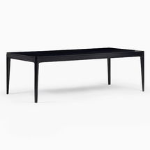 Online Designer Combined Living/Dining Parker 72-92" Expandable Dining Table, Black