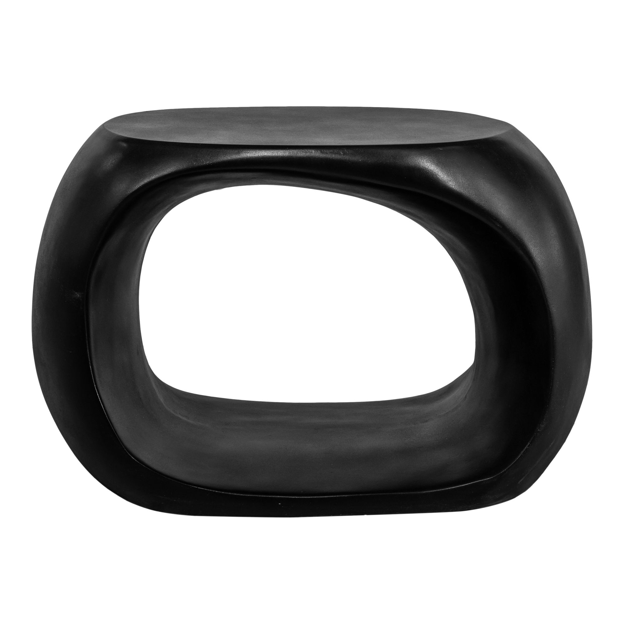 Albers Outdoor Stool Black, Counter & Bar Stool by Moe's Home, 26.75" width x 17.75" height x 14.75" depth View 1