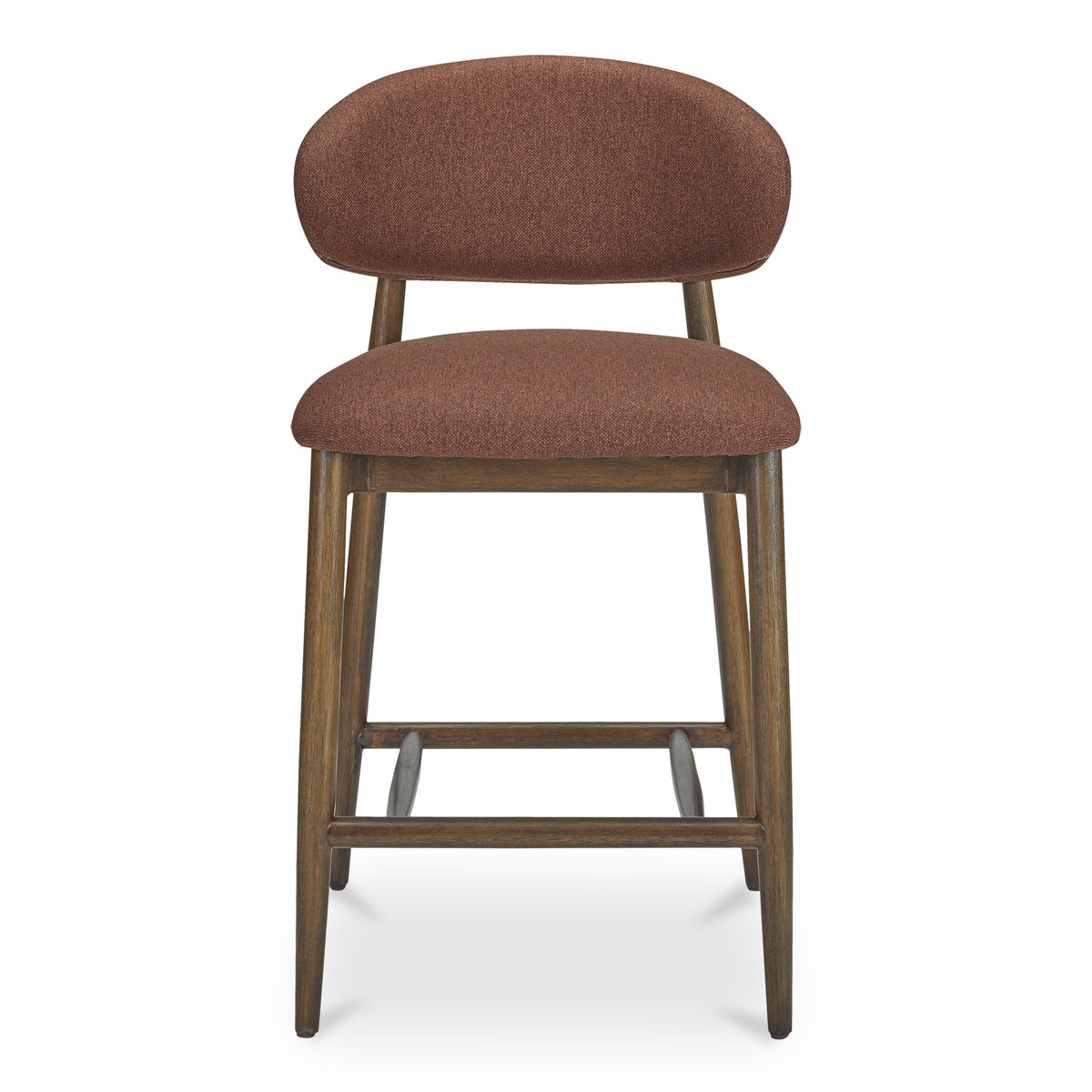 Ellie Counter Stool Rust, Counter & Bar Stool by Moe's Home, 19.5" width x 37" height x 22" depth View 1