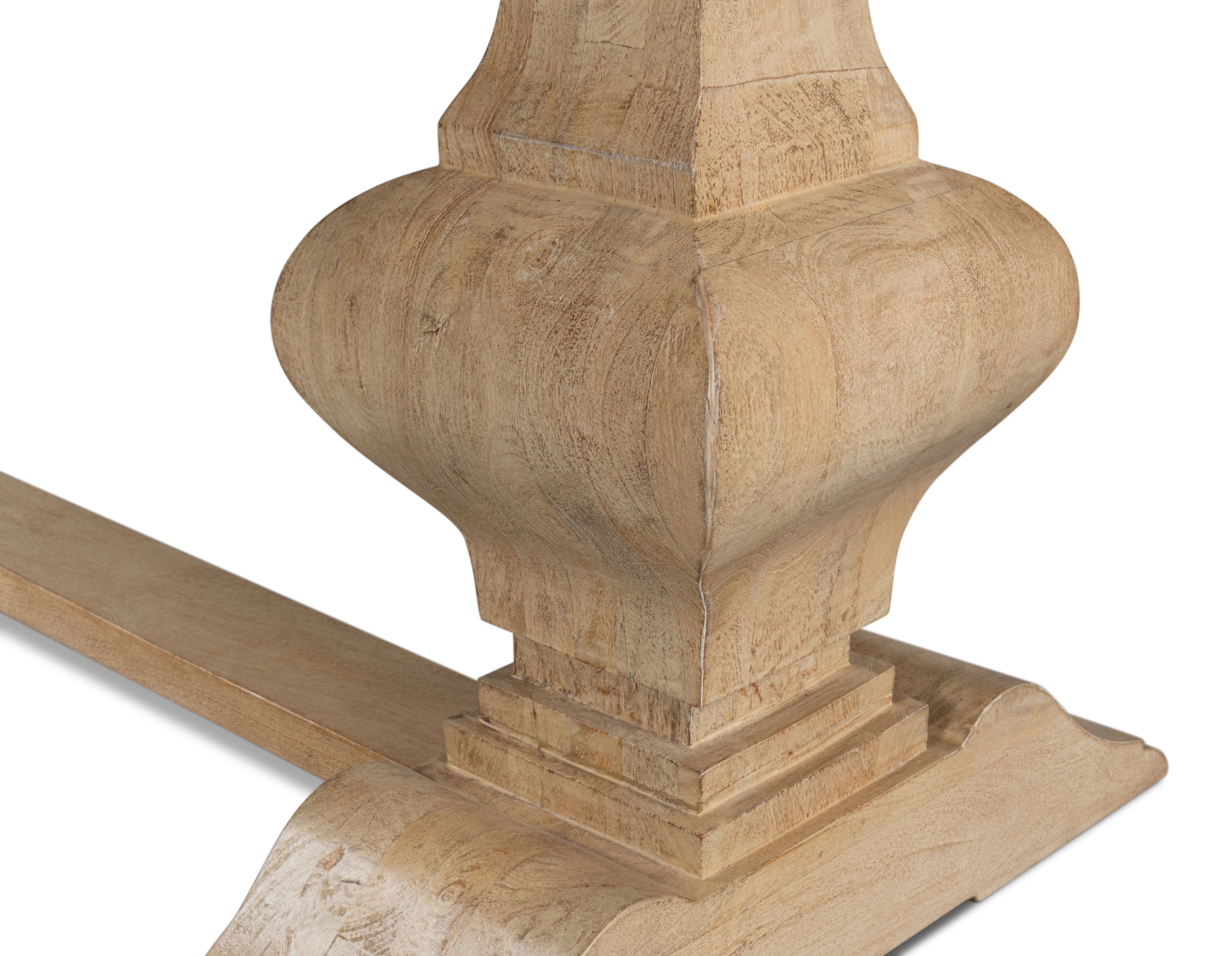 Wesley Dining Table, by Sarreid, 94" length x 45" width x 32" height View 7