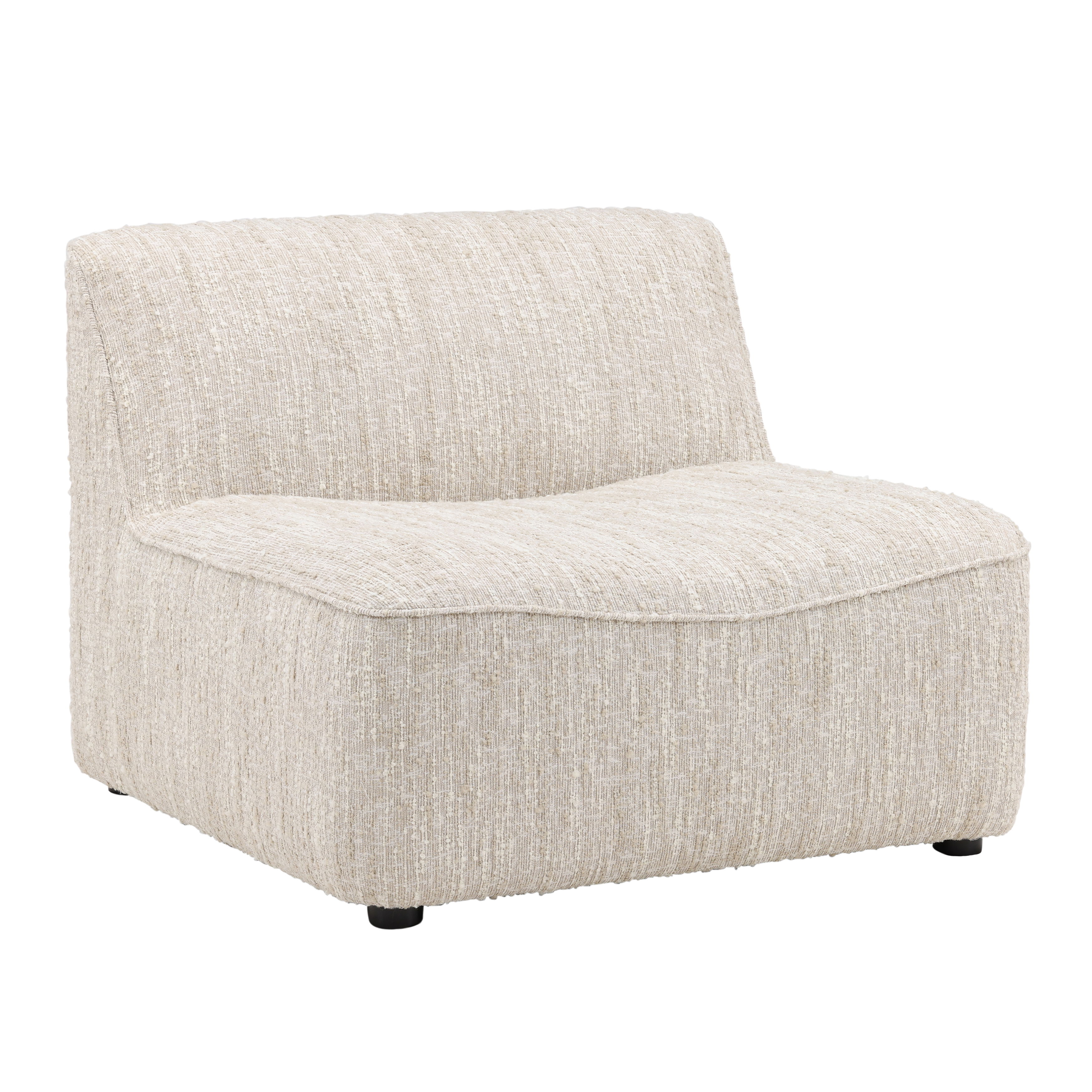 Madeline Modular Sectional - Armless Beige large image 