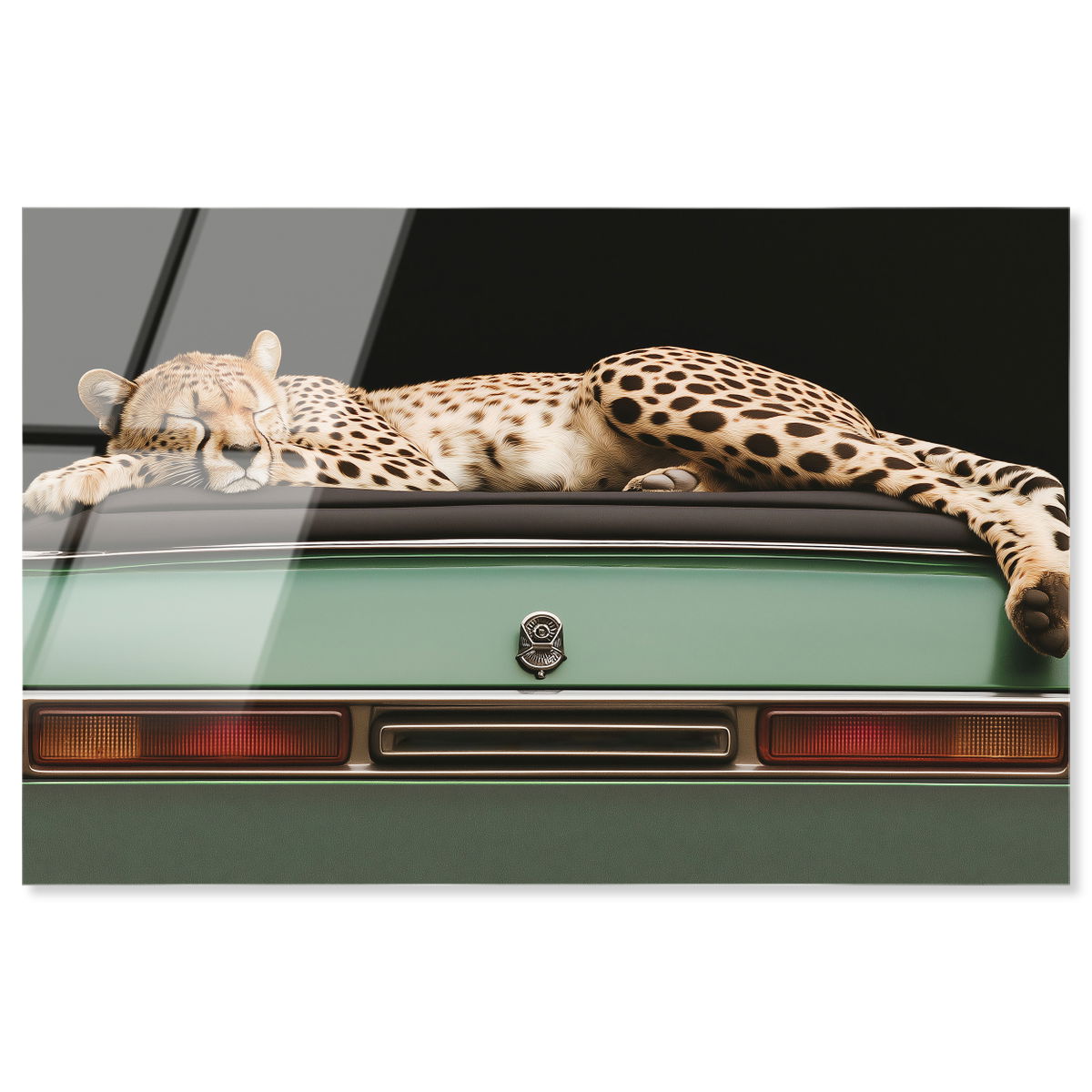 Sleepy Cadi Cheetah (No Embellishment), Art by Oliver Gal,  30x20 View 1