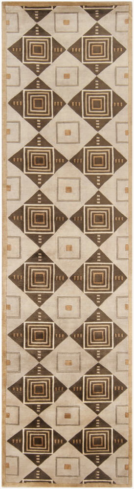 Mugal Handmade Rug, by Surya, 10' length x 2'6" width