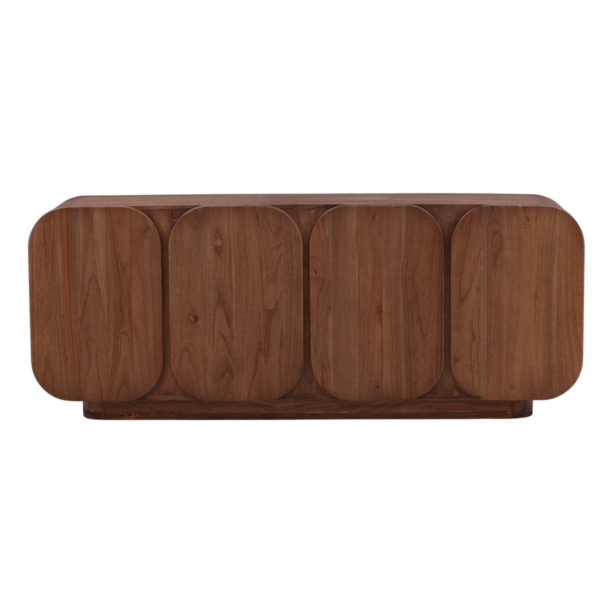 Downey Sideboard Brown, Sideboards & Buffet by Dovetail, 78.5" width x 30.11" height x 17.5" depth View 2