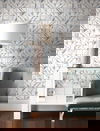 Refraction Blue & Grey Peel & Stick Wallpaper thumbnail 1