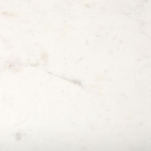 Atticus Marble and Antiqued Gold Metal Coffee Table