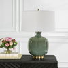 Nataly Aged Green Table Lamp thumbnail 3