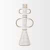 Ziva Large Distressed White Metal Sculptural Object thumbnail 2