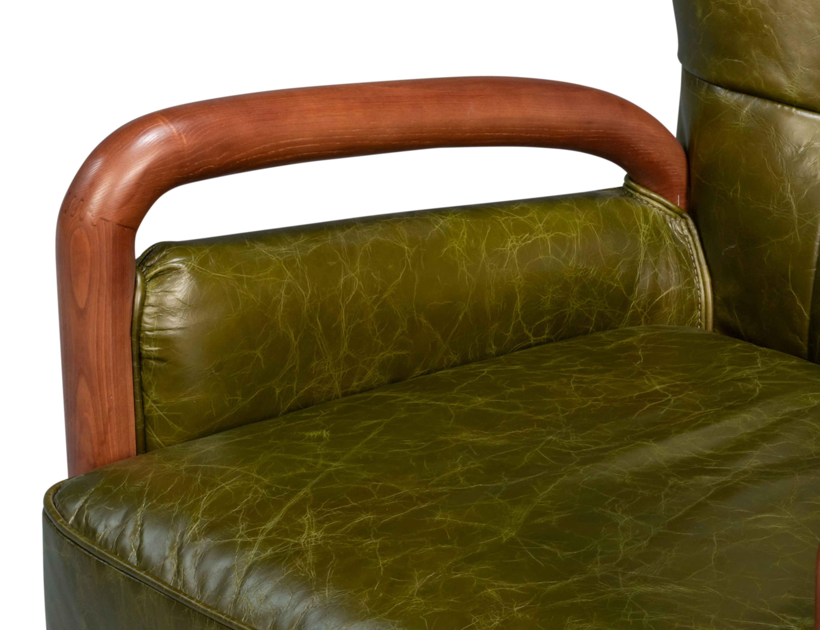 Alastair Chair, Britain Green, Seating by Sarreid, 30" length x 33" width x 39" height View 12