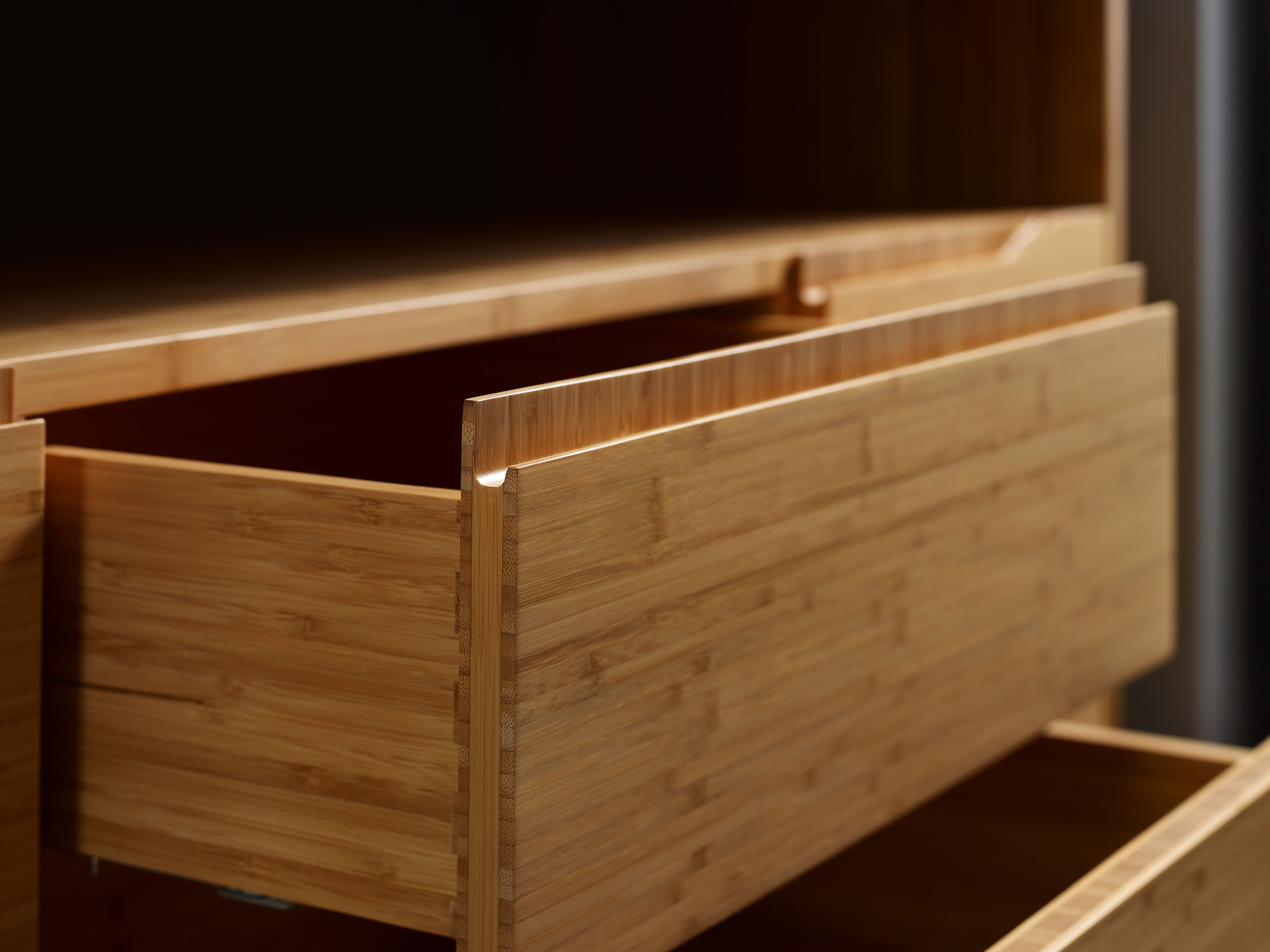 Currant Media Unit, Caramelized, Media Console by Greenington, 54" length x 18" width x 29" height View 7