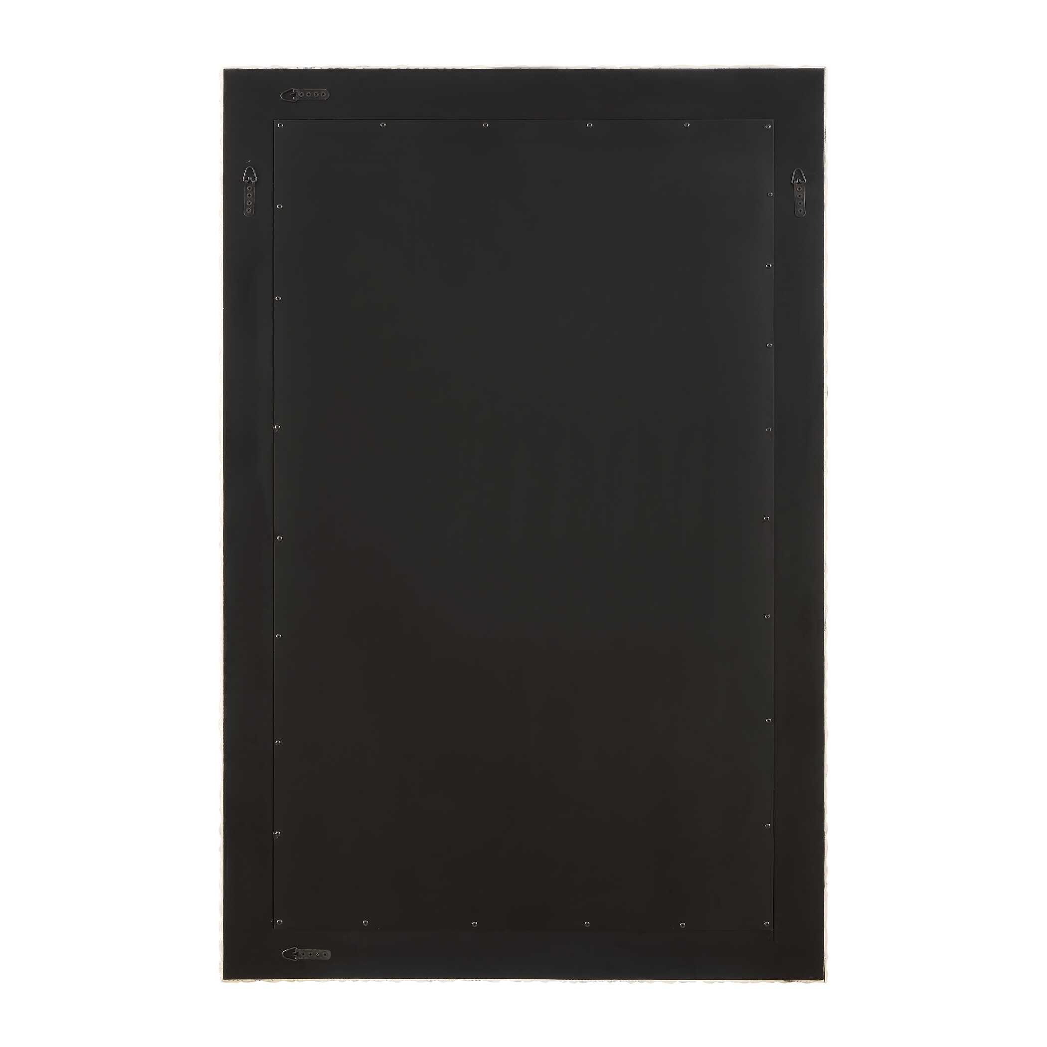 Everett Ivory Stone Mirror, by Uttermost, 39.62" width x 59.62" height x 2" depth View 7