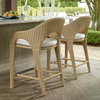 Kavali Outdoor Wicker Counter Stool, Outdoor Stool by Uttermost, 1'11.5" width x 3'2.5" height x 2'1.5" depth thumbnail 2