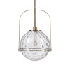 Mimas 1 Light Globe Pendant, Ceiling Light by Uttermost, 13" width x 20.25" height x 13" diameter x 13" depth thumbnail 3