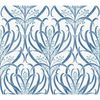 Calluna White & Blue Metallic Wallpaper thumbnail 0