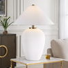 Merriton Matt White Table Lamp thumbnail 1